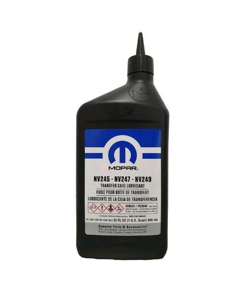 Трансмиссионное масло Mopar NV245 NV247 NV249 0,946 л (05016796AC)