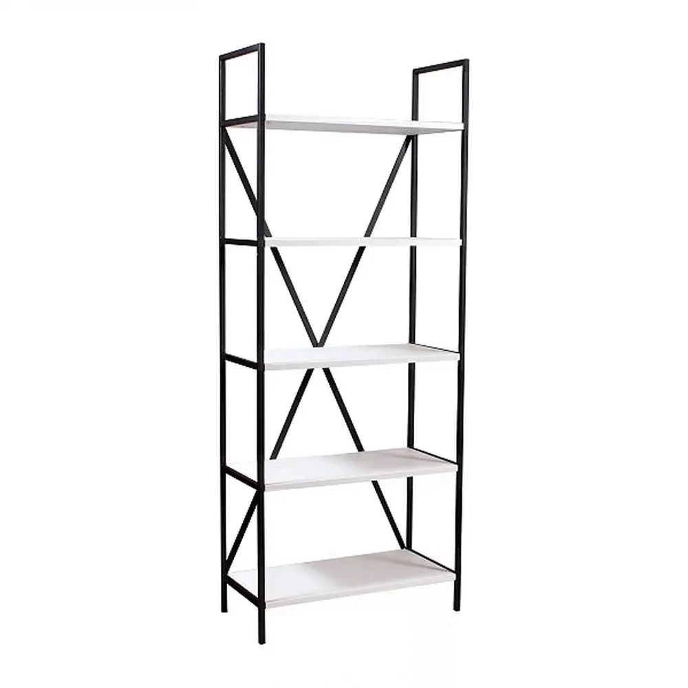Стеллаж Loft NS-1759 с полками широкий для работы Черный (3075774055)