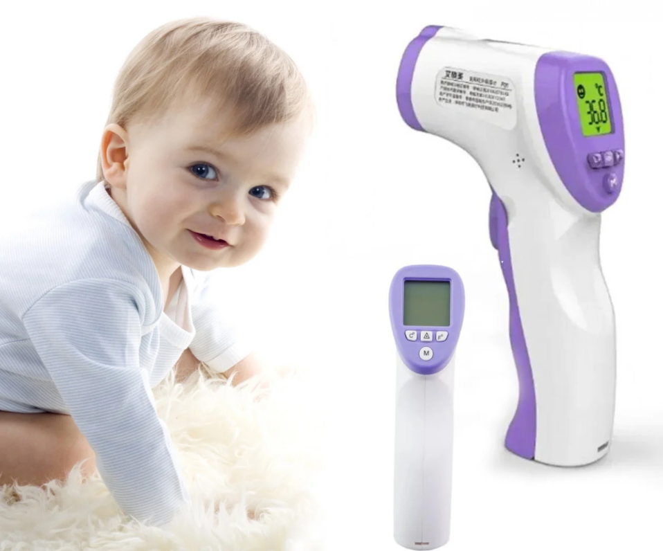 Термометр бесконтактный Infrared Thermometer DT-8826 инфракрасный цифровой лобовой (1780) - фото 2