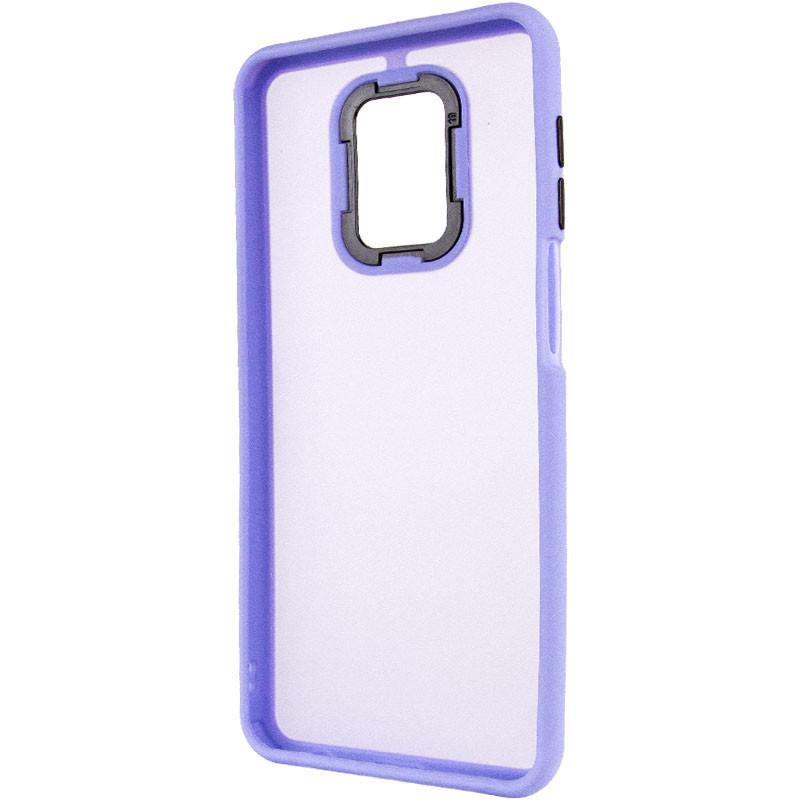 Протиударний Чохол TPU+PC Lyon Frosted для Xiaomi Redmi Note 9s / Note 9 Pro / Note 9 Pro Max Purple - фото 3