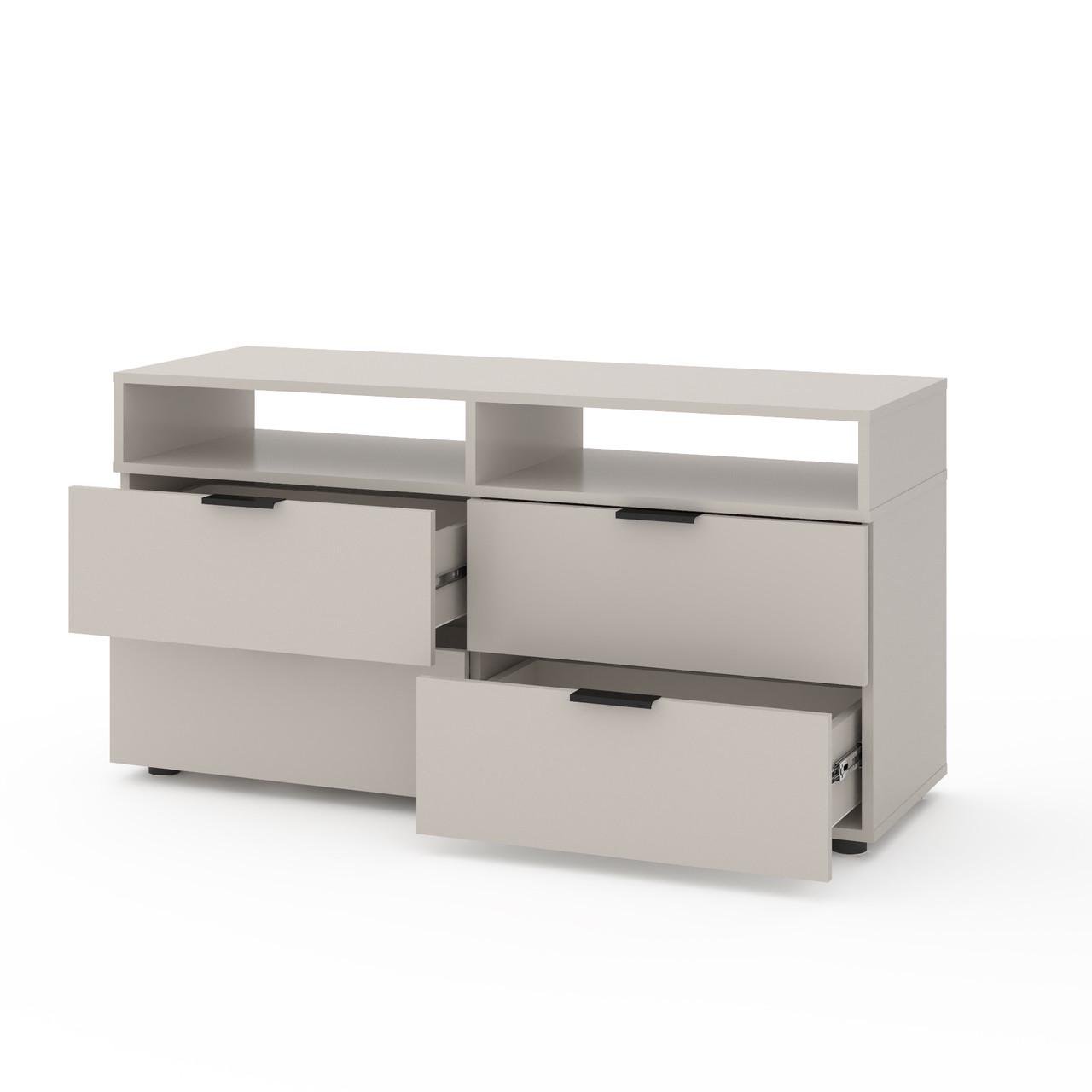 Тумба під ТВ Metkas Home A020 ЛДСП 1200x420x625 мм Кашемір - фото 2