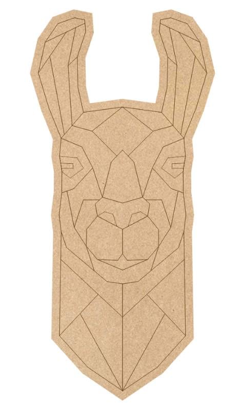 Основа для декорирования панно-мозаика ROSA TALENT Лама 1 23х48,5 см