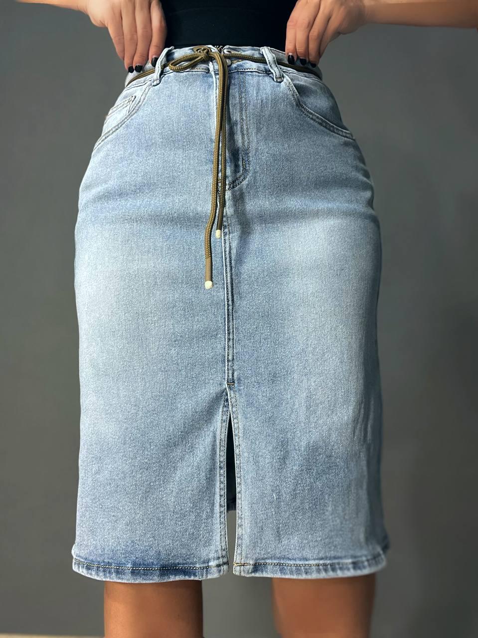 Юбка женская джинсовая Ladyn 802 с разрезом р. 36 Голубой (26881526) - фото 10 Юбка женская джинсовая Ladyn 802 с разрезом р. 36 Голубой (26881526) - фото 10