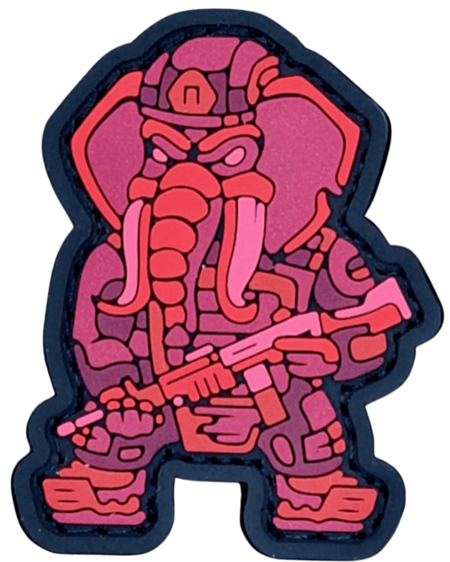 Патч Слон FM Mini Красный (PATCH-0292) Патч Слон FM Mini Красный (PATCH-0292)