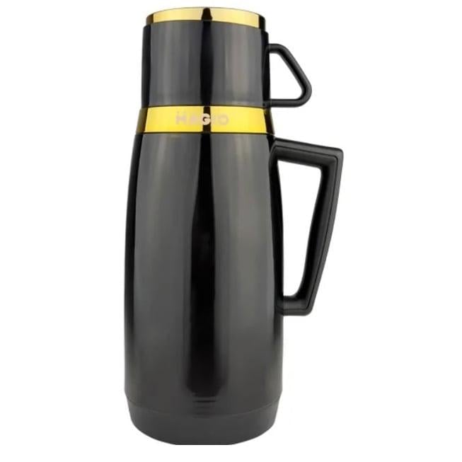 Термос Magio MG-1050B со стеклянной колбой Black (tf5384)