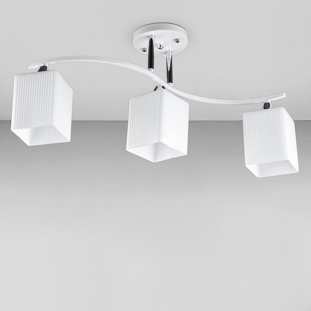 Люстра потолочная Light House DL-18662/3 Белый/Хром