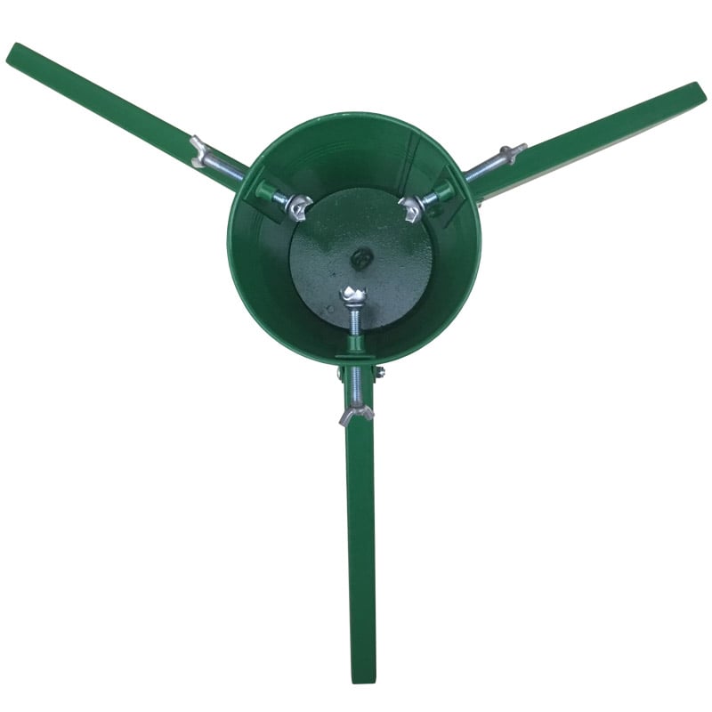 Підставка під ялинку відро металева складна «СПДЕ-3» Зелений - фото 3 Підставка під ялинку відро металева складна «СПДЕ-3» Зелений - фото 3