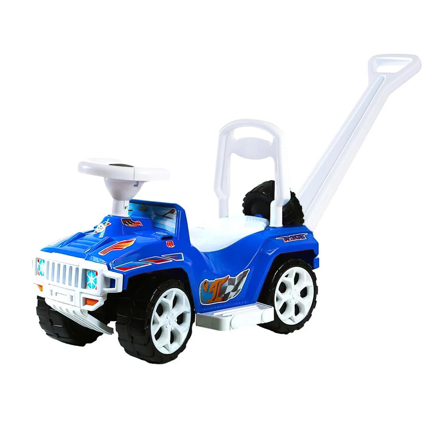 Машина-толокар Хамер Orion звуковой сигнал/ручка родительского контроля Blue (80343)