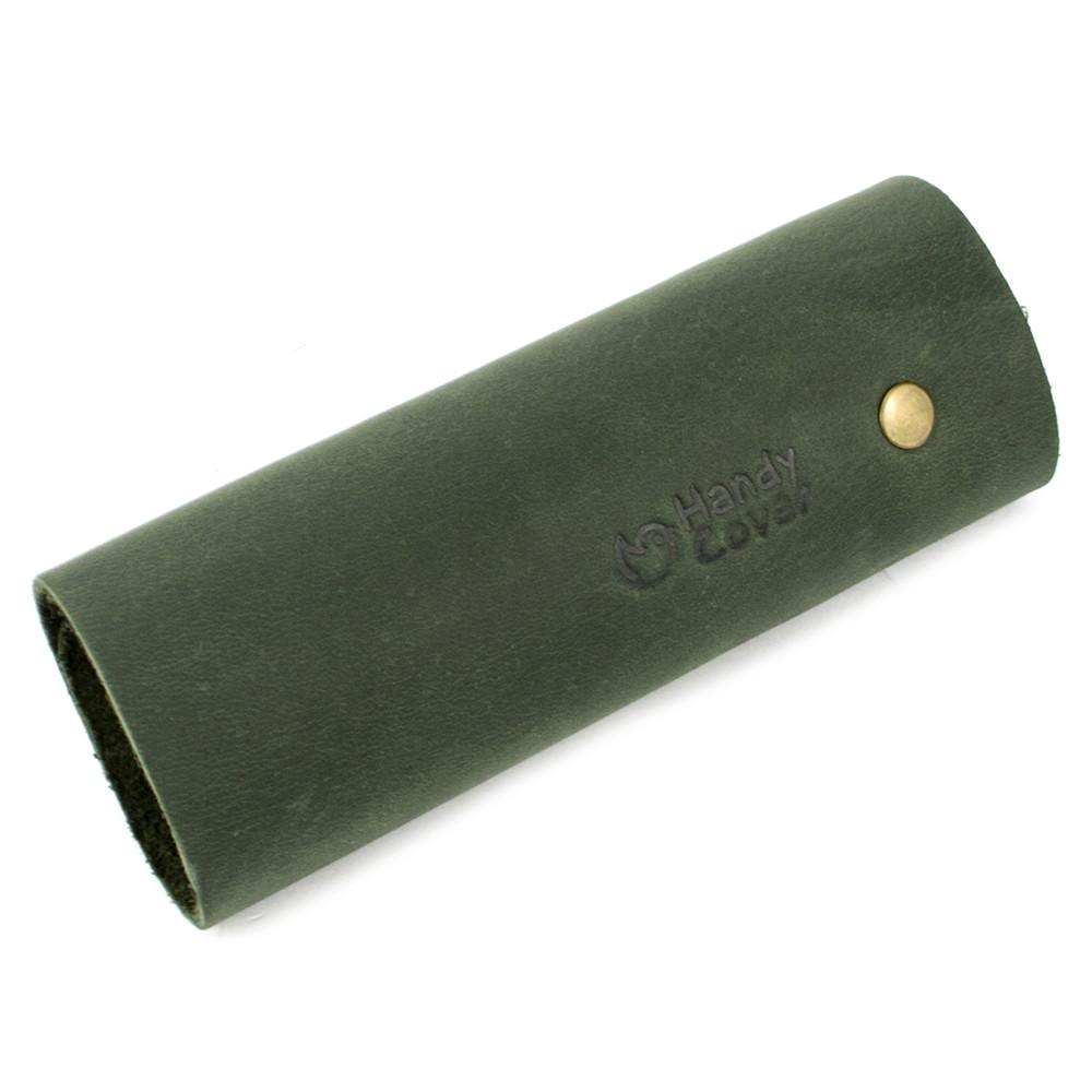 Ключниця шкіряна HandyCover HC0055 з карабіном Зелений - фото 4 Ключниця шкіряна HandyCover HC0055 з карабіном Зелений - фото 4