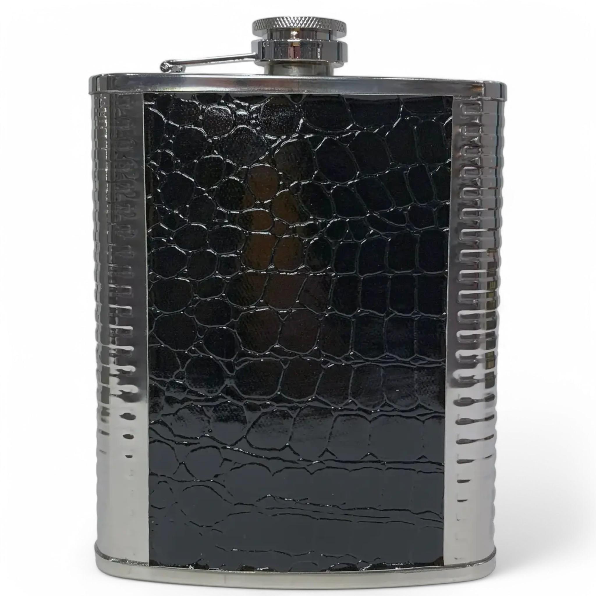 Фляга Hip Flask Snake 20oz 590 мл з нержавіючої сталі Black (F_GD-20)