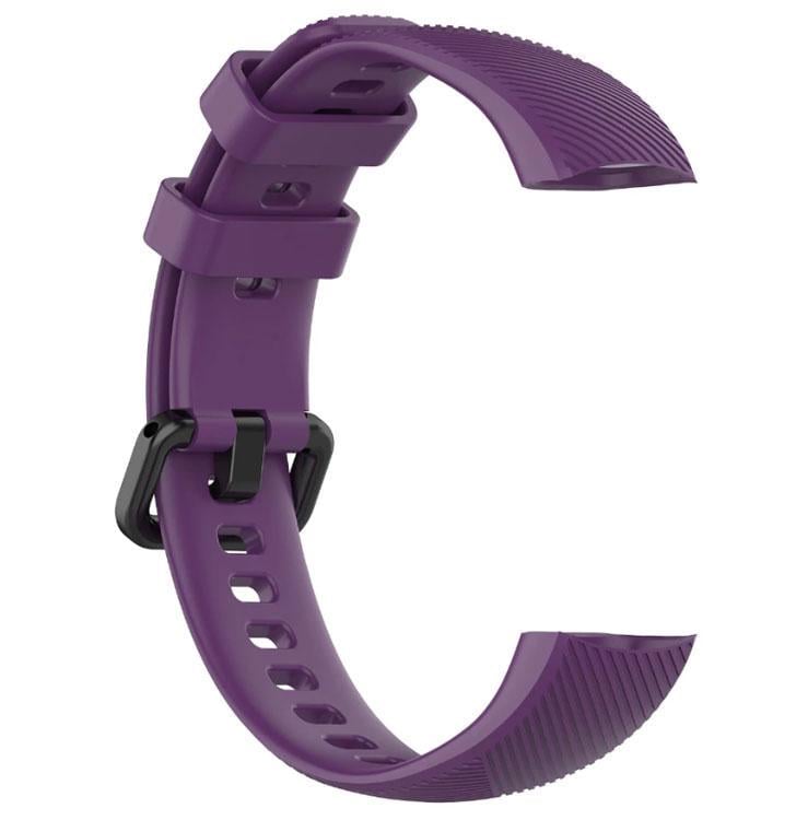 Силиконовый ремешок Primo для фитнес-браслета Huawei Honor Band 4/5 Purple (1057647592) - фото 3