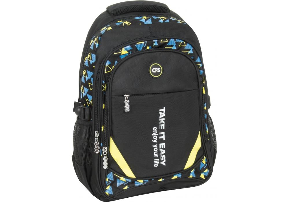 Рюкзак молодежной Cool For School 46х29х16 см Черный (CF86577)