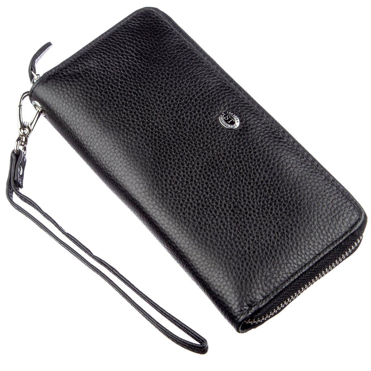Кошелек женский ST Leather 18933 кожа Черный