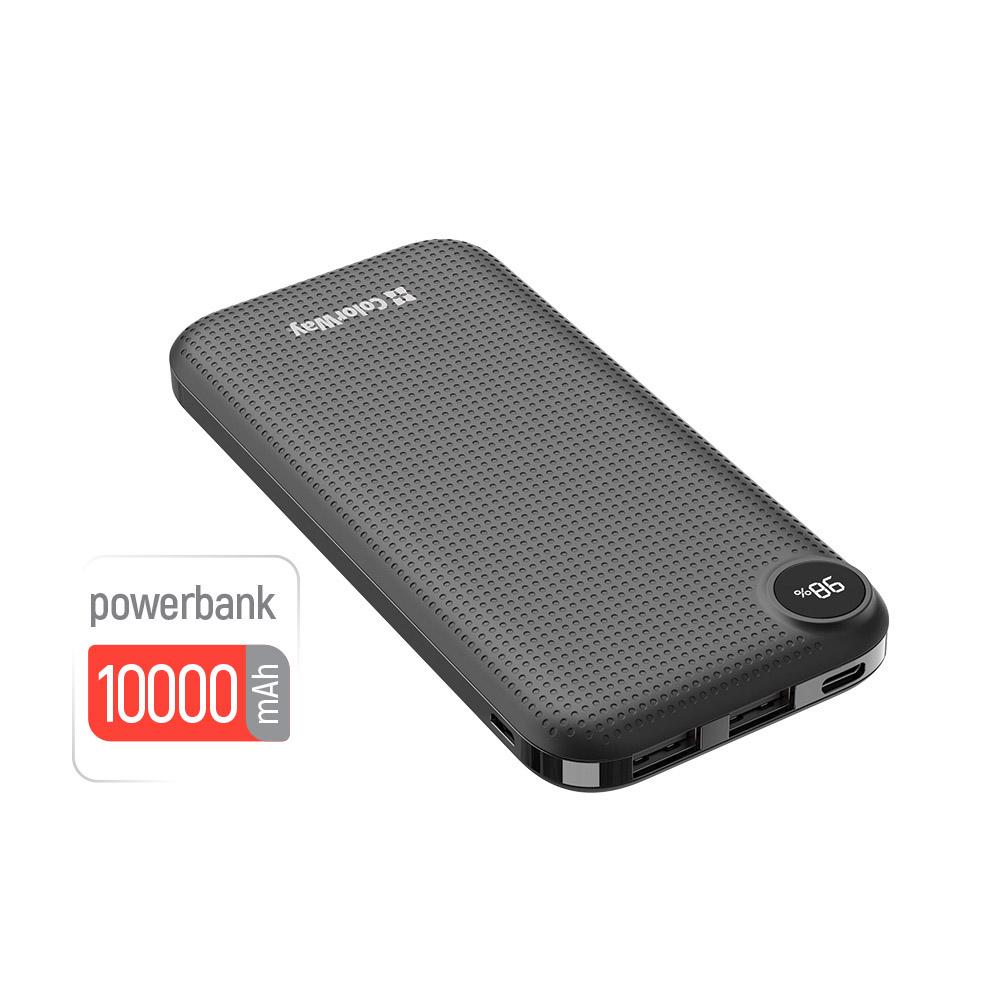 Повербанк ColorWay LCD USB QC3.0/USB-C Power Delivery 22,5W 10000 mAh Black (CW-PB100LPI3BK-PDD) - фото 6