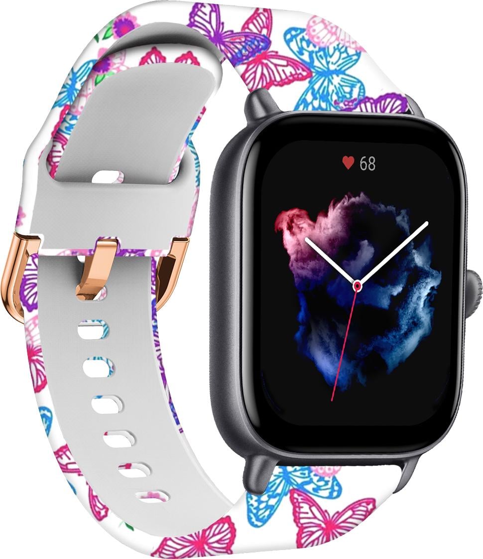 Ремешок Colorful для Amazfit GTS 3 Butterfly (28571)