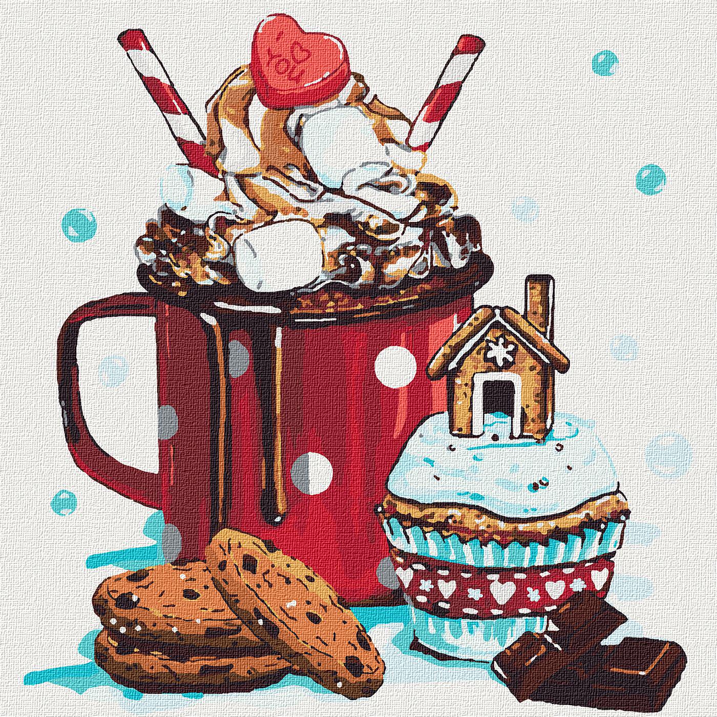 Картина по номерам Идейка Вкус детства 40x40 см (Id-KHO5532)