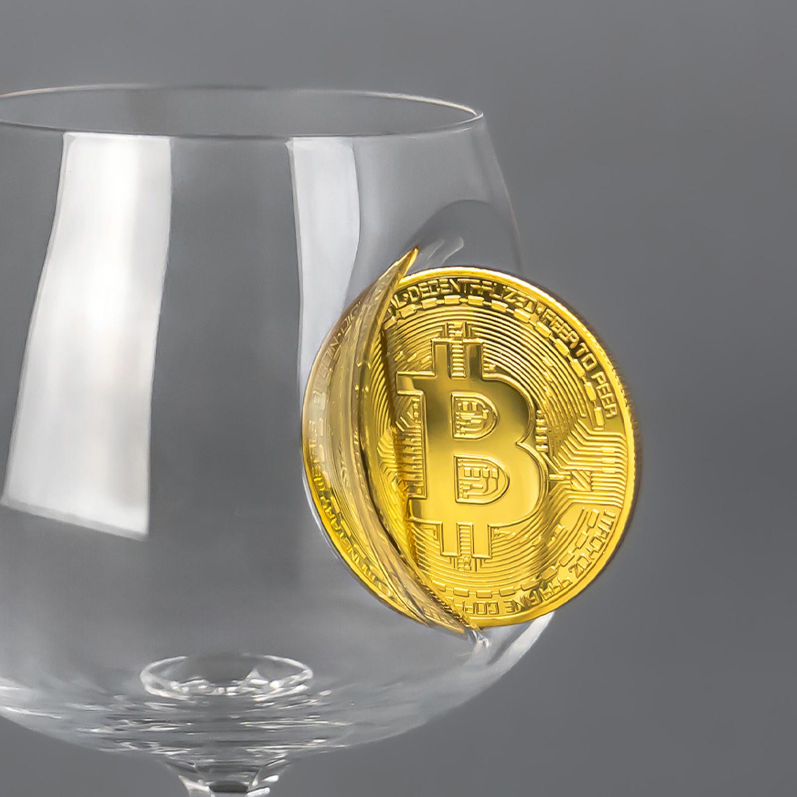 Коньячный бокал VSKLO с биткоином 265 мл - фото 2 Коньячный бокал VSKLO с биткоином 265 мл - фото 2
