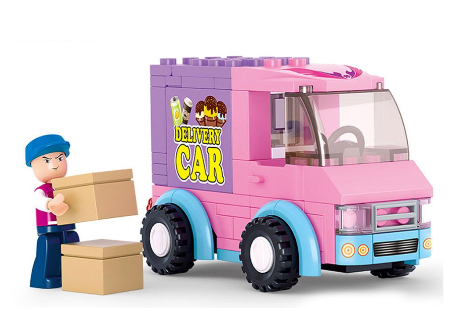 Конструктор Sluban M38-B0520 Розовая мечта Машинка фигурка 102 дет.