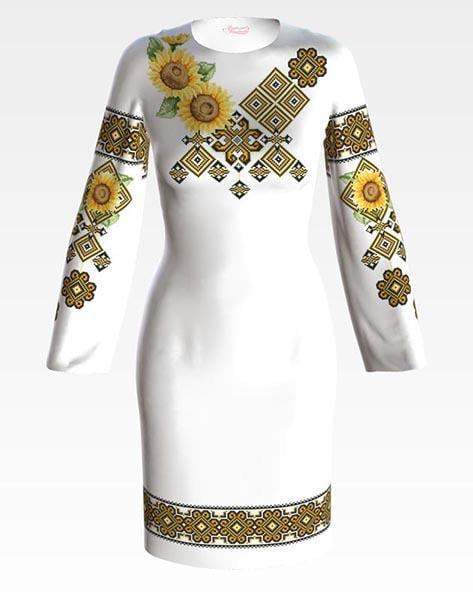 Заготовка женского платья ПЛ038 Солнечная для вышивки бисером и нитками из домотканого полотна Белый (ПЛ038дБ) Заготовка женского платья ПЛ038 Солнечная для вышивки бисером и нитками из домотканого полотна Белый (ПЛ038дБ)