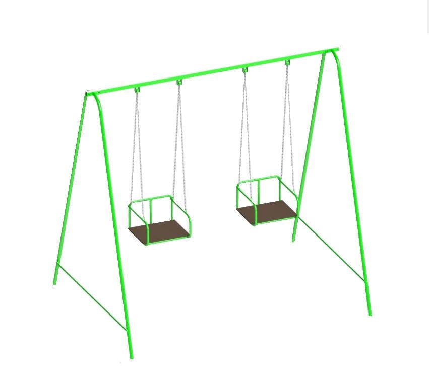 Гойдалки двомісні на ланцюгах (710/кл)