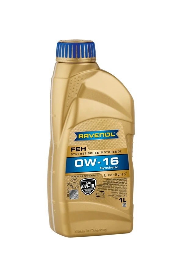 Моторное масло RAVENOL FEH 0W-16 синтетика 1 л (1112115-001)