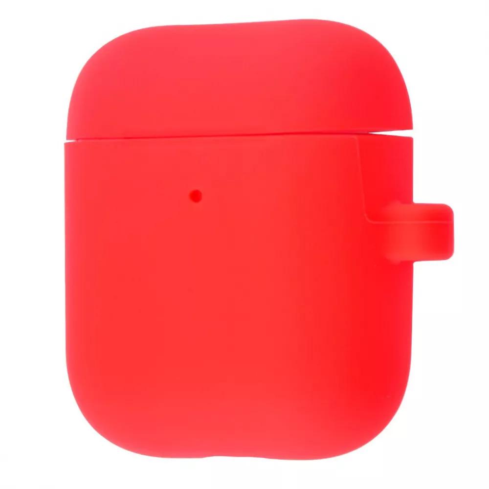 Чехол для наушников PRC Silicone Case Slim with Carbine for AirPods 2 Red (14069903) Чехол для наушников PRC Silicone Case Slim with Carbine for AirPods 2 Red (14069903)