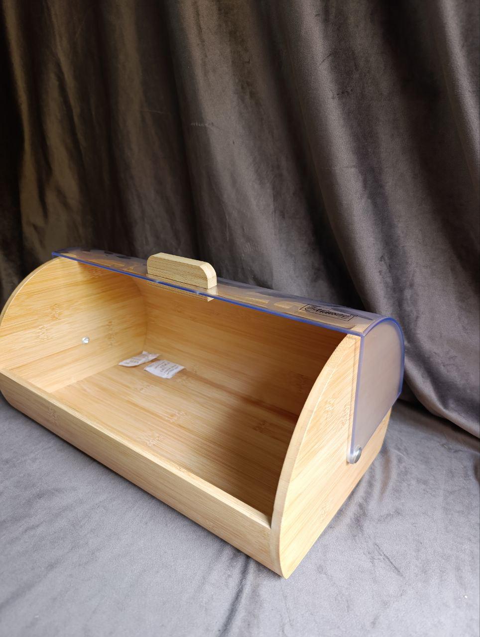 Хлібниця Maestro MR-1674S дерево 36,5х22х16,5 см Бежевий (MR-1674S) - фото 3 Хлібниця Maestro MR-1674S дерево 36,5х22х16,5 см Бежевий (MR-1674S) - фото 3