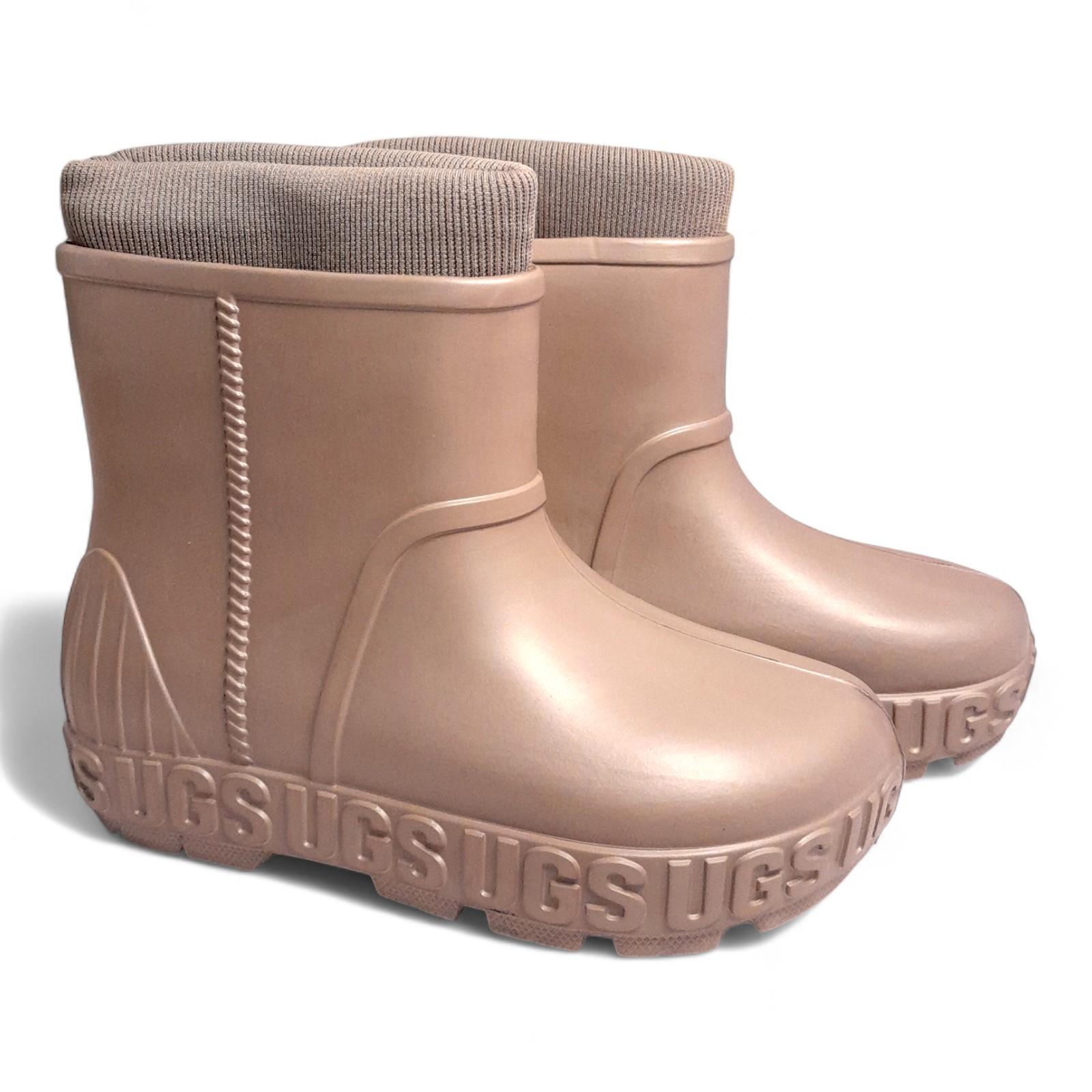 Чоботи утеплені жіночі GIPANIS з ЕВА-піни р. 39 25 см Пудровий (2770435107)