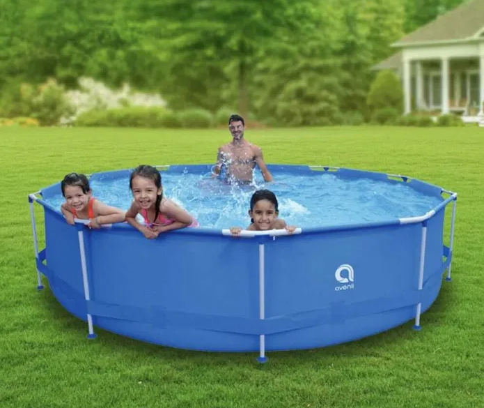 Комплект бассейнкаркасный круглый Avenli 19в1 с аксессуарами 366x76 см Синий (SC17799) - фото 4 Комплект бассейнкаркасный круглый Avenli 19в1 с аксессуарами 366x76 см Синий (SC17799) - фото 4