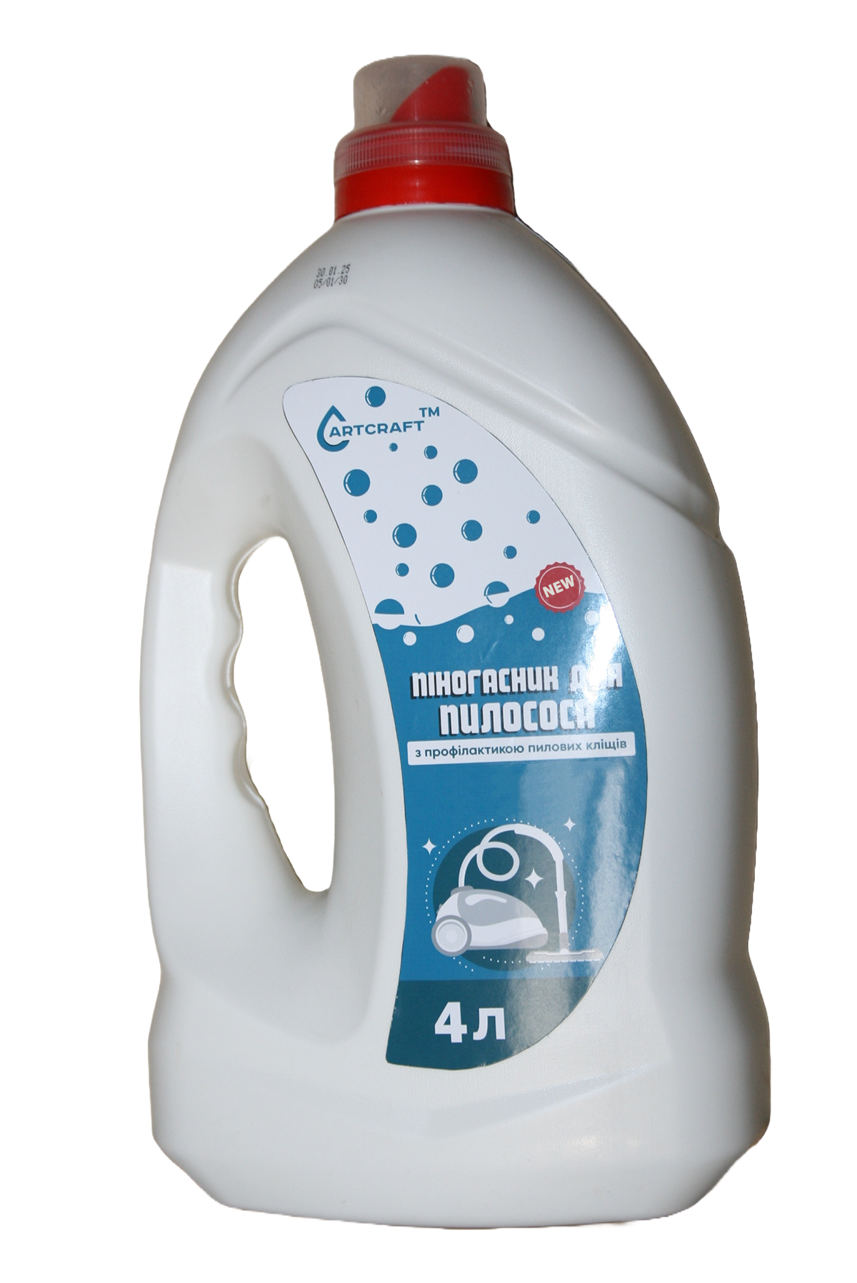 Пеногаситель для пылесоса Art Craft с защитой от пылевых клещей 4 л (1100120193)