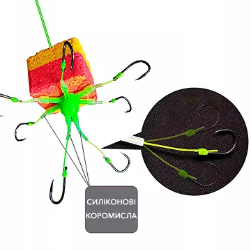 Макушатники рибальські з гачками 2 шт. (G00250-2) - фото 6 Макушатники рибальські з гачками 2 шт. (G00250-2) - фото 6