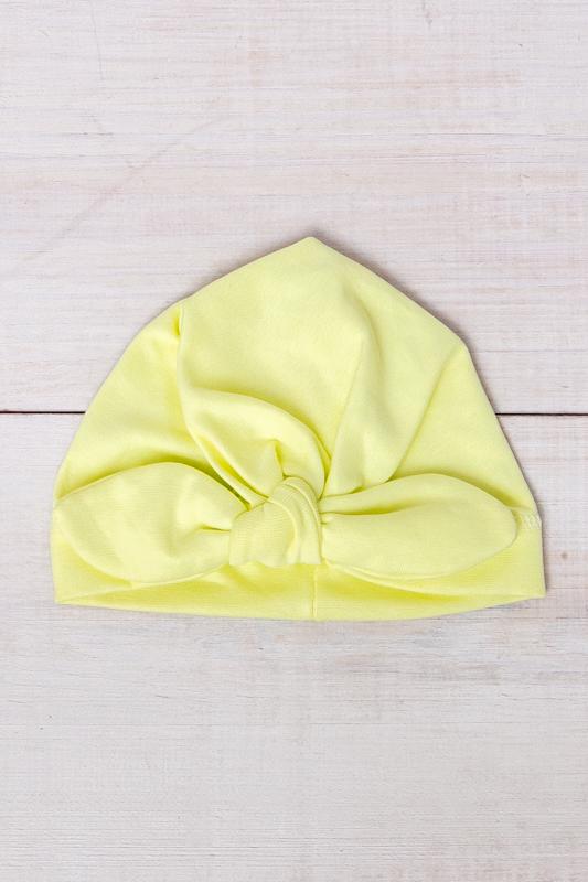 Шапка для дівчинки демісезонна Носи Своє р. 46/48 Жовтий (12193-v1)