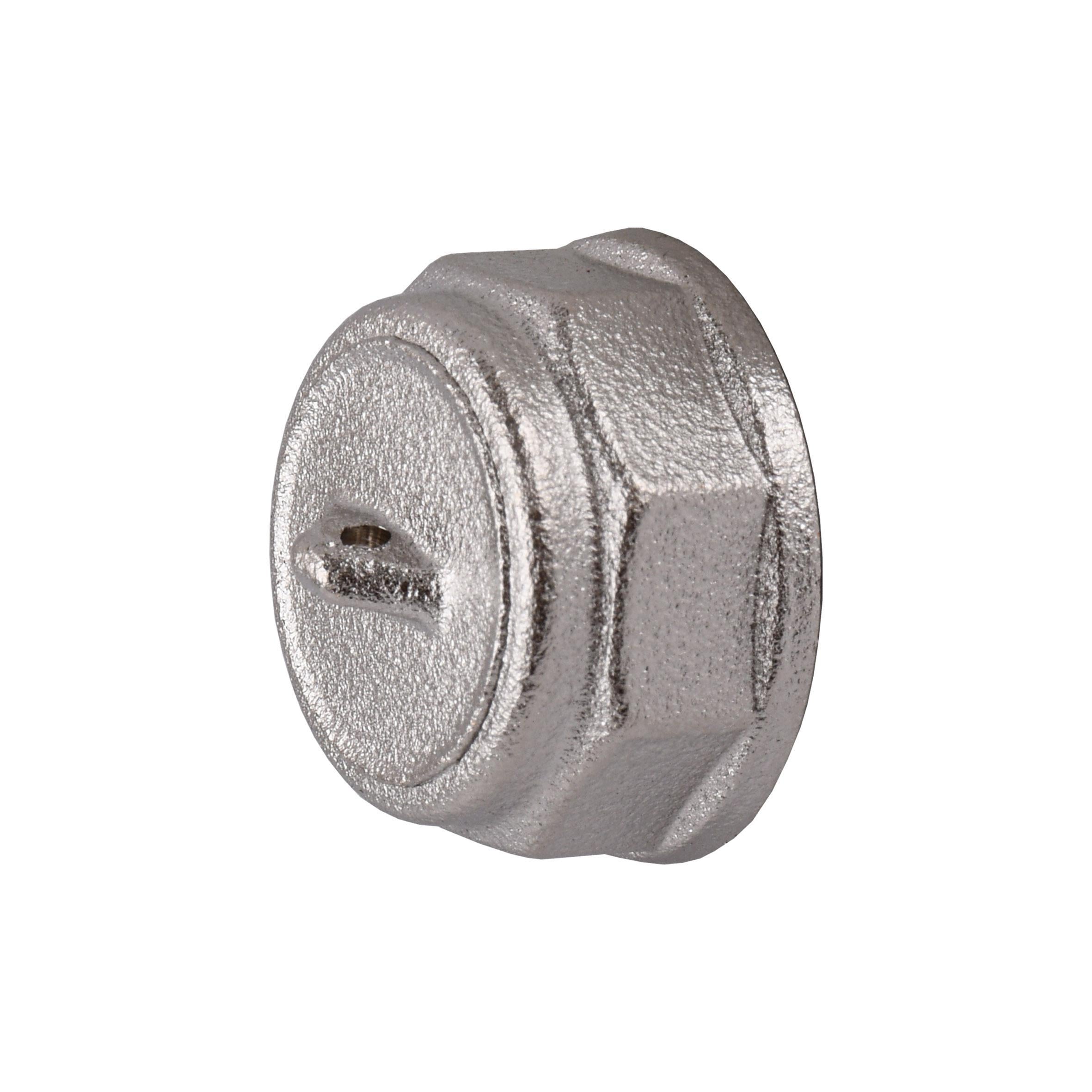 Заглушка Optimum NC301P 1/2″ В никелированная под пломбу (000030757)