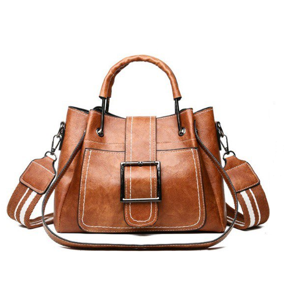 Женская сумка через плечо Классическая C00473 Коричневый