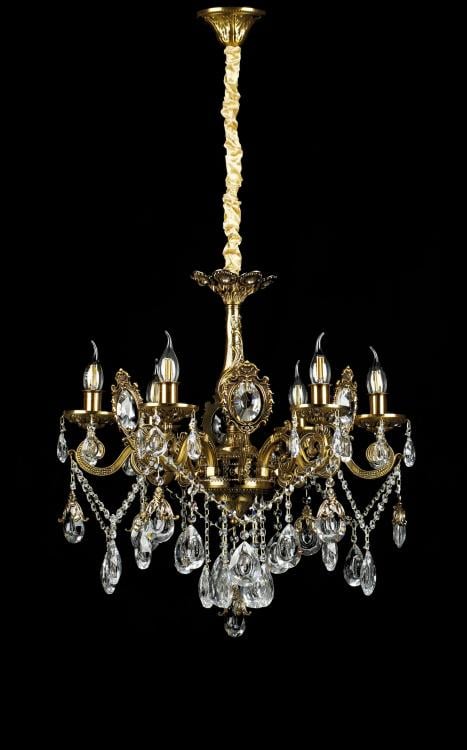 Люстра свеча Ray L423M/6 GAB (IR006957)