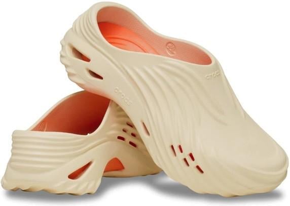 Крокси жіночі Crocs Echo Clog Wave р. 38-39 Бежевий (26574)