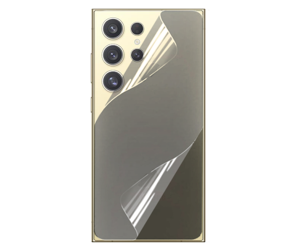 Противоударная гидрогелевая пленка Hydrogel Film для Samsung Galaxy S24 Ultra на заднюю панель, Transparent