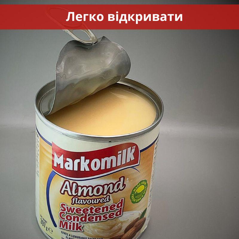 Згущене молоко Markomilk з ароматом мигдалю 397 г (CM-M-Almond) - фото 2 Згущене молоко Markomilk з ароматом мигдалю 397 г (CM-M-Almond) - фото 2