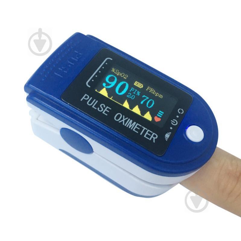 Пульсоксиметр на палець Pulse Oximeter LK-88 Оксиметр електронний - фото 13