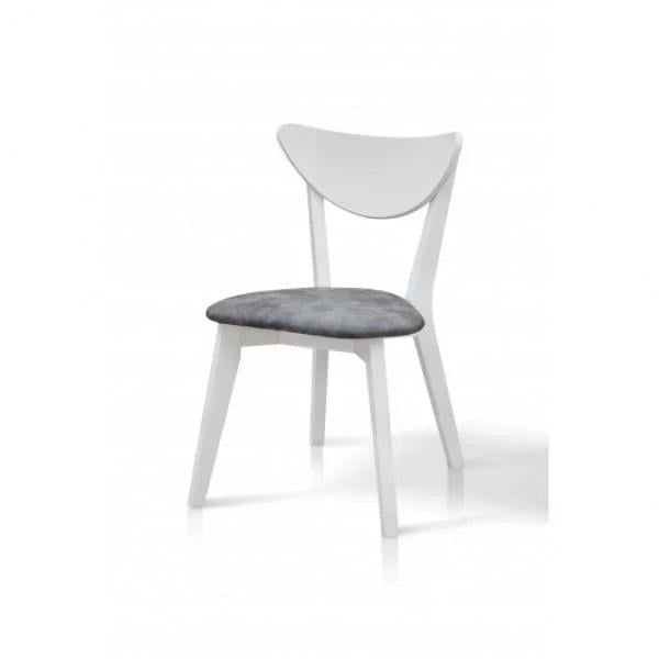 Стул для кухни Лукас Белый/Серый (45080) Стул для кухни Лукас Белый/Серый (45080)