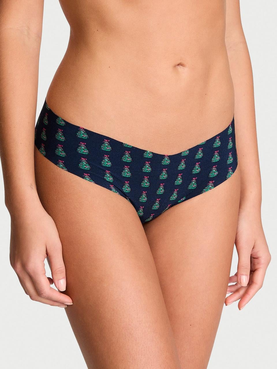 Трусики бесшовные женские Victoria's Secret Thong XXL Синий (329425442868)
