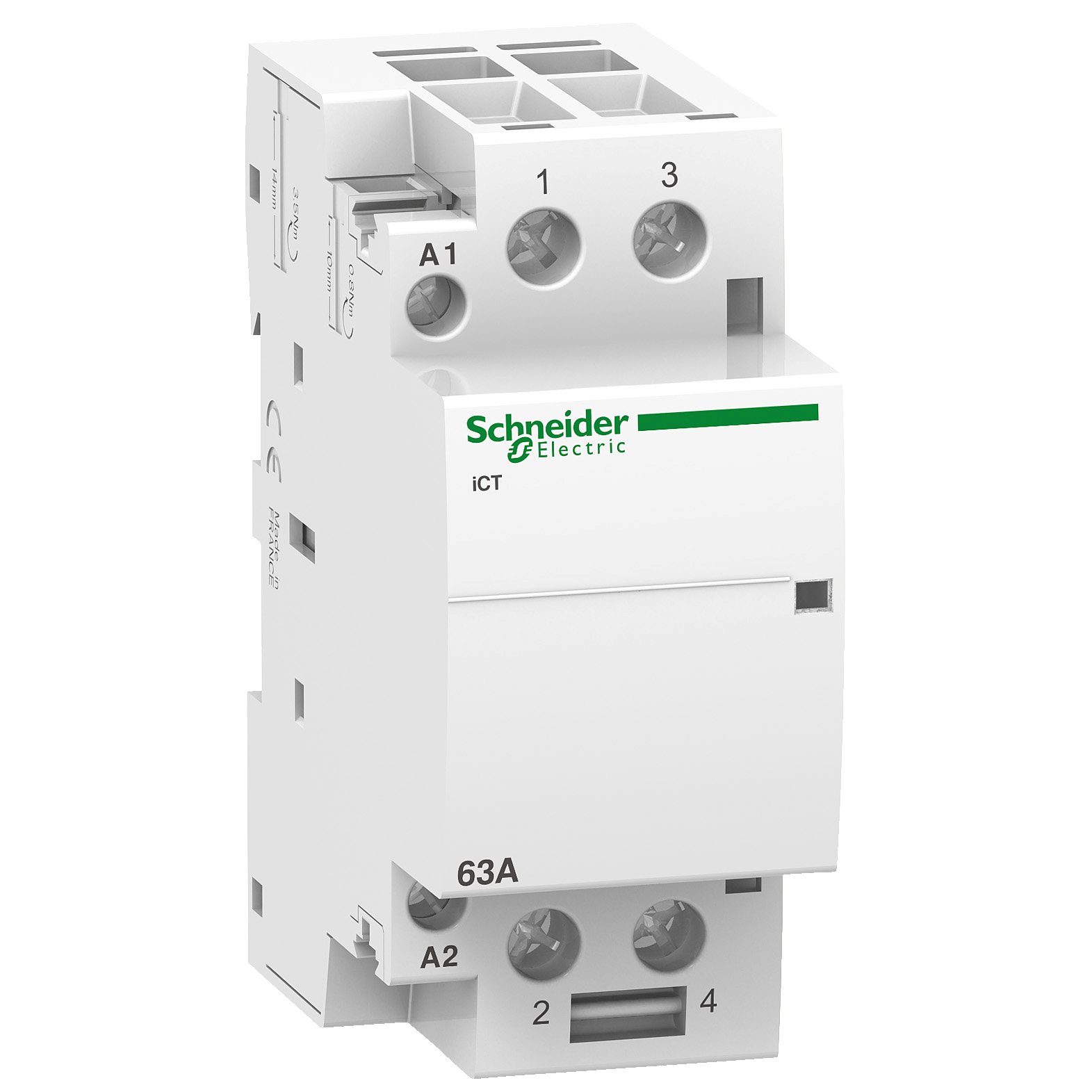 Контактор модульный Schneider Electric Acti9 iCT 2P 63A 2NO 230V (A9C20862)