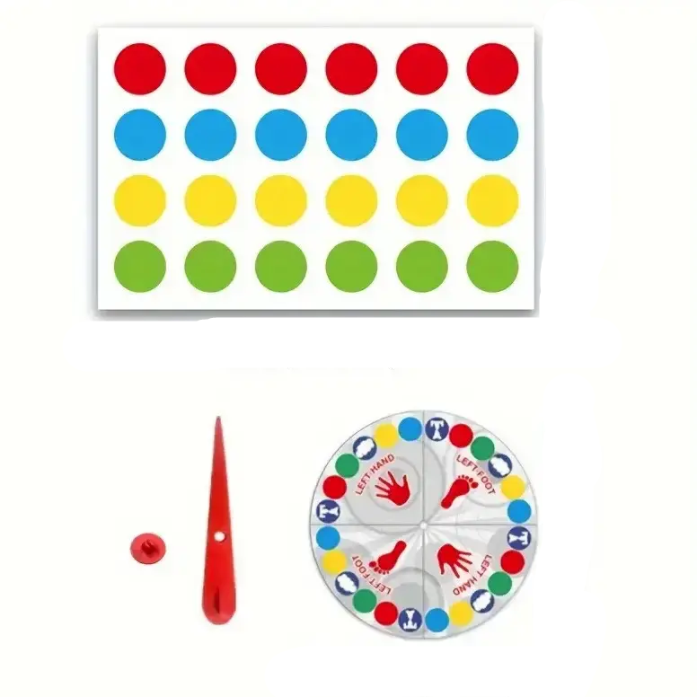 Твистер напольный Dance Pad Toy Party Game для детей от 6 лет пластиковый 60x112 см (opt-105057)