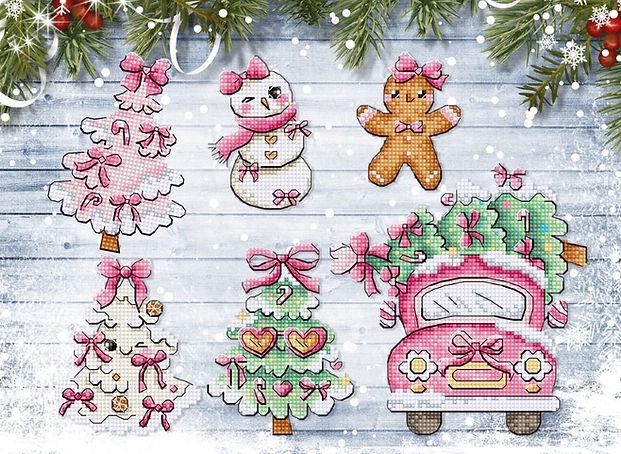 Набор для вышивки крестиком L9969 Sweetmas Ornaments Letistitch