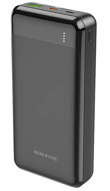 Павербанк BOROFONE Incredible BJ19A 20000mAh 1USB/1Type-C 20W/3A PD/QC Black Павербанк BOROFONE Incredible BJ19A 20000mAh 1USB/1Type-C 20W/3A PD/QC Black