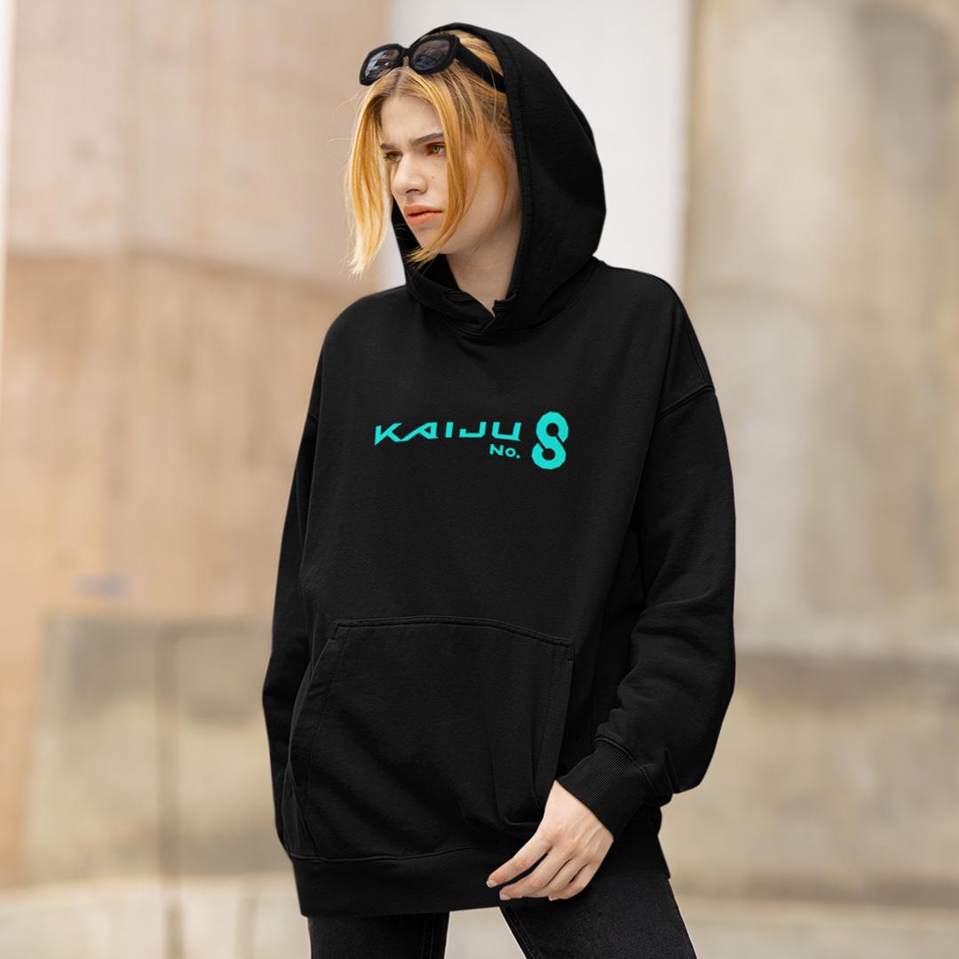 Худи флисовый женский Kaiju No 8 Characters Logo S Черный (0000022521)