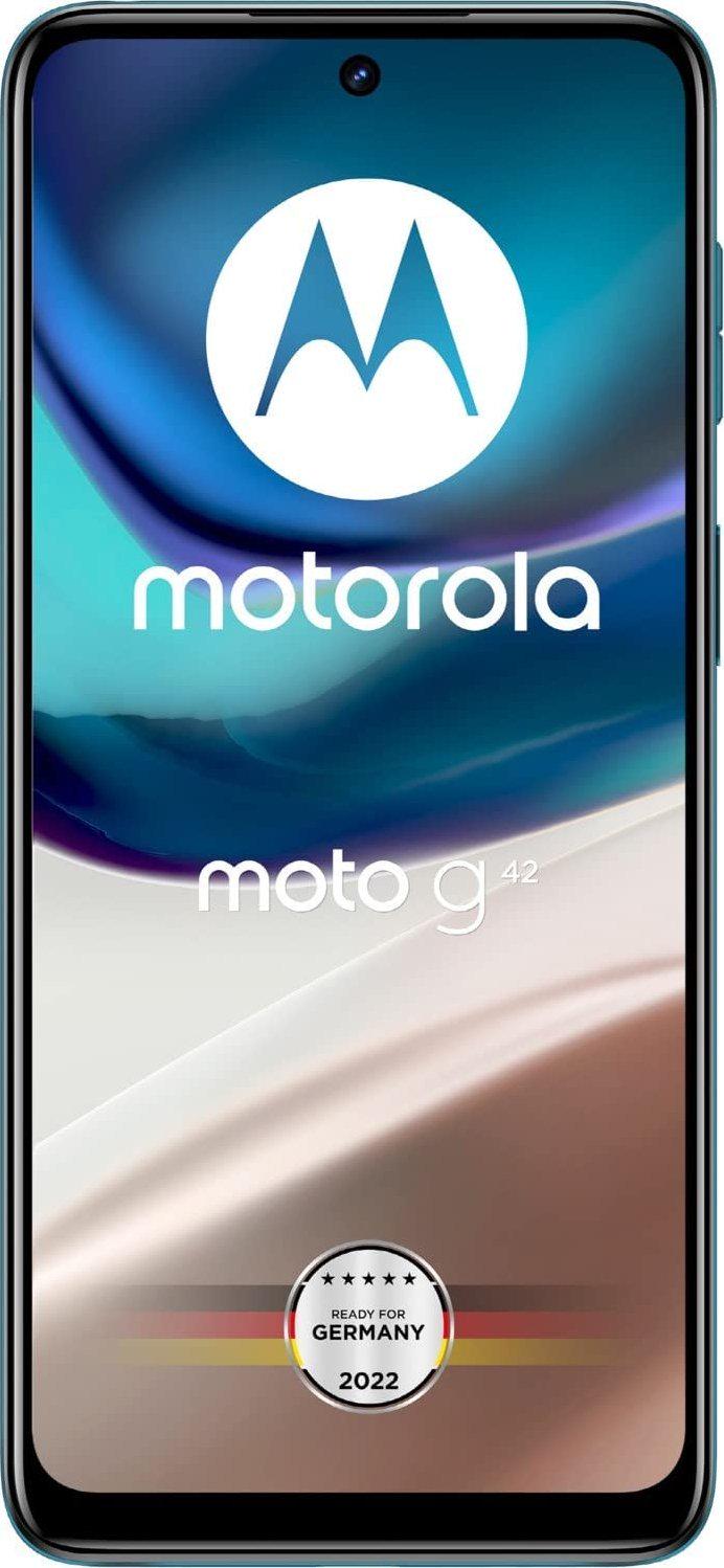 Смартфон Motorola Moto G42 4/128Gb PAU00008 Atlantic Green - фото 2