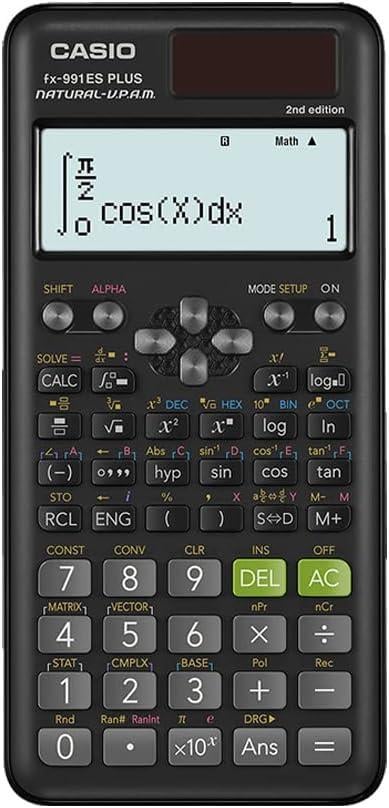 Калькулятор науковий Casio fx-991ES Plus 2 з 417 функціями та дисплеєм