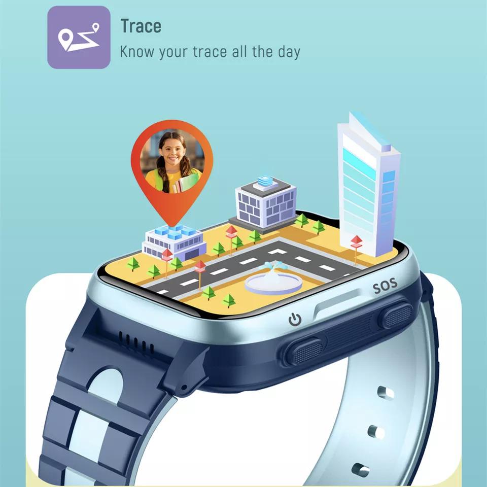 ᐉ Смарт-часы детские K15 водонепроницаемый/камера/GPS/отслеживание/4G Синий  • Купить в Киеве, Украине • Лучшая цена в Эпицентр