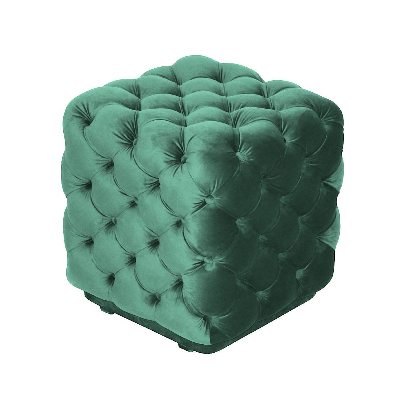 Пуф Mebelle Cubic велюр 45x45x45 см Зелений (0132) Пуф Mebelle Cubic велюр 45x45x45 см Зелений (0132)